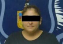 APREHENDE LA POLICÍA MUNICIPAL A FÉMINA POR POSESIÓN DE VEHÍCULO CON REPORTE DE ROBO*.