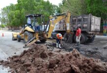 CONTINUAN TRABAJOS DE REHABILITACIÓN INTEGRAL EN VALLE DORADO”*.