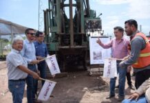 ARRANCA PERFORACIÓN DE POZO DE AGUA POTABLE EN FRACCIONAMIENTO ALAMEDA.