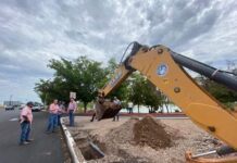 INICIAN TRABAJOS DE SEMAFORIZACIÓN EN CALLE OSTIMURI Y KINO