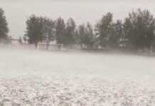 CAÍDA DE GRANIZO EN VILLA GUERRERO, JALISCO