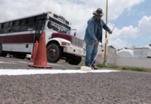 TRABAJA SSPM EN MEJORAMIENTO DE CIRCULACIÓN VIAL*.