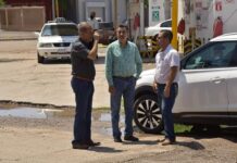 ATIENDE ALCALDE LAMARQUE CANO REPORTES DE DAÑOS POR VIENTO Y LLUVIA