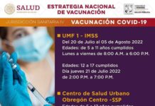 INICIA VACUNACIÓN ANTICOVID EN CAJEME A MENORES DE 5 HASTA 17 AÑOS, AQUÍ LOS DETALLES…