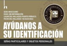 RESCATAN RESTOS ÓSEOS DE UN MASCULINO EN UN ACANTILADO EN PUERTO PEÑASCO.