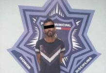 CAPTURAN OFICIALES DE LA SSPM A PRESUNTO LADRÓN DE TIENDA DE CONVENIENCIA*