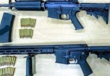 Asegura Policía Estatal y Guardia Nacional más de 400 dosis de droga y dos armas de fuego.