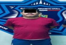 DETIENEN AGENTES DE LA SSPM A HOMBRE POR PRESUNTO CASO DE VIOLENCIA FAMILIAR*.