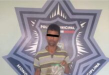 AGENTES DE LA SSPM DETIENEN A HOMBRE POR PRESUNTO DELITO CONTRA LA SALUD*