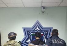 APREHENDEN OFICIALES DE LA SSPM A MENOR CON MACHETE.