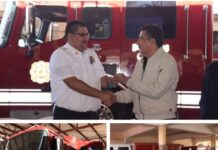 ENTREGA PRESIDENTE MUNICIPAL UNIDAD EXTINTORA AL DEPARTAMENTO DE BOMBEROS