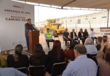 DAN BANDERAZO ALCALDE Y GOBERNADOR A MODERNIZACIÓN DEL BULEVAR CAMINO REAL.