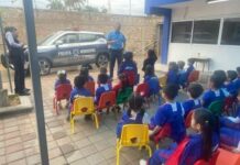 BRINDA TRÁNSITO MUNICIPAL PLÁTICA SOBRE EDUCACIÓN VIAL A NIÑAS Y NIÑOS DE PREESCOLAR.