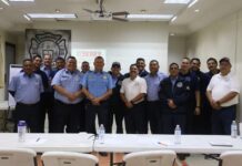 IMPARTE SSPM CURSO DE EDUCACIÓN VIAL A BOMBEROS DE CAJEME