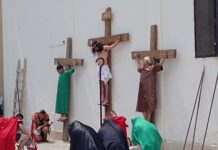SE REALIZA LA REPRESENTACIÓN DEL VIACRUCIS EN CENTRO DE CIUDAD OBREGÓN
