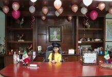 PAULA DANITZA ASUME POR UN DÍA EL CARGO DE JEFA DE LA SSPM