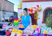 Joven empresaria de Cocorit propietaria de “Transportes Nuñez” celebra a las mamás de su comunidad el día de las madres.