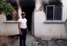 SE INCENDIA SU CASA Y SOLICITA APOYO A LA GENTE….