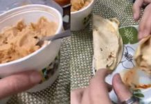 Se preparan tacos de helado; creían que el envase tenía frijoles.